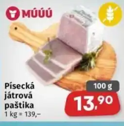 Coop Písecká játrová paštika nabídka
