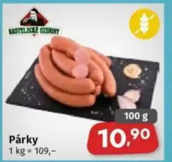 Coop Párky nabídka