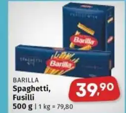 Coop BARILLA Spaghetti, Fusilli nabídka