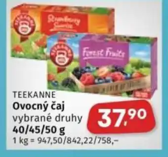 Coop TEEKANNE Ovocný čaj nabídka