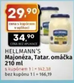 Coop HELLMANN'S Majonéza, Tatar. omáčka nabídka