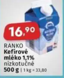 Coop RANKO Kefírové mléko 1,1% nabídka