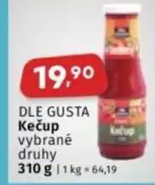 Coop DLE GUSTA Kečup nabídka