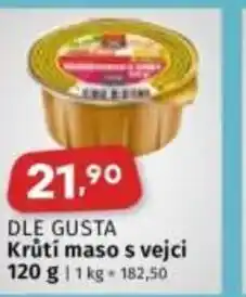 Coop DLE GUSTA Krůtí maso s vejci nabídka