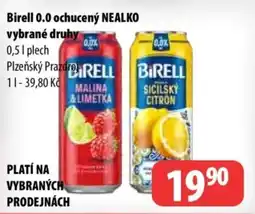 Partner Maloobchodní síť BIRELL 0.0 Ochucený nealko vybrané druhy nabídka