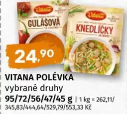Coop Vitana polévka nabídka
