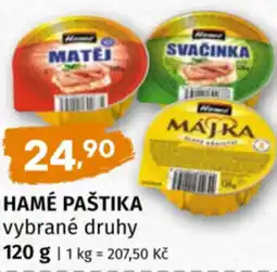 Coop Hamé paštika nabídka