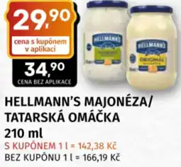Coop Hellmann's majonéza/ tatarská omáčka nabídka