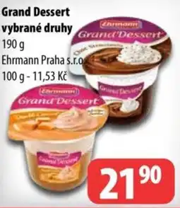 Partner Maloobchodní síť Grand dessert vybrané druhy nabídka