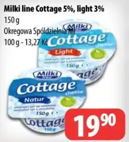 Partner Maloobchodní síť MILKI LINE Cottage 5%, light 3% nabídka