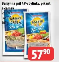 Partner Maloobchodní síť BALSÝR Na gril 45% bylinky, pikant a česnek nabídka