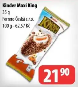Partner Maloobchodní síť KINDER Maxi king nabídka
