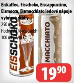 Partner Maloobchodní síť Eiskaffee, eisschoko, eiscappuccino, eismocca, eismacchiato ledové nápoje vybrané druhy nabídka