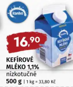 Coop Ranko Kefírové mléko 1,1% nízkotučné nabídka