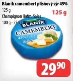 Partner Maloobchodní síť BLANÍK Camembert plísňový sýr 45% nabídka