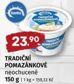 Coop Ranko Tradiční pomazánkové neochucené nabídka