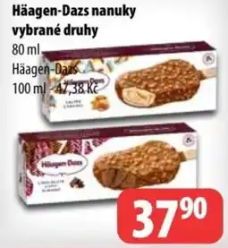 Partner Maloobchodní síť HÄAGEN-DAZS Nanuky vybrané druhy nabídka