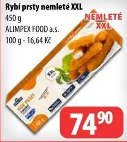 Partner Maloobchodní síť Rybí prsty nemleté xxl nabídka