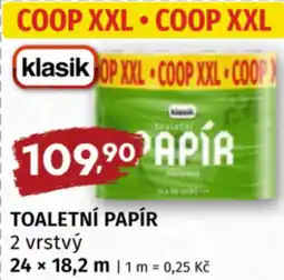 Coop Toaletní papír nabídka