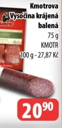 Partner Maloobchodní síť KMOTROVA Vysočina krájená balená nabídka