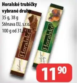 Partner Maloobchodní síť HORALSKÉ Trubičky vybrané druhy nabídka