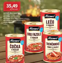 Kubík potraviny Hotové jídlo Hamé nabídka