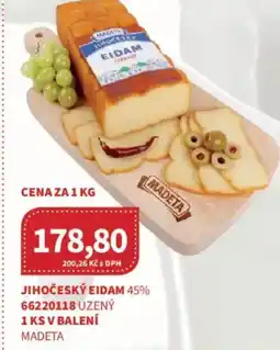 Kubík potraviny Madeta Jihočeský eidam 45% nabídka