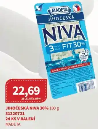 Kubík potraviny Madeta Jihočeská niva 30% nabídka