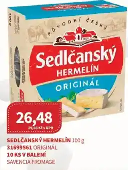 Kubík potraviny Sedlčanský hermelín nabídka