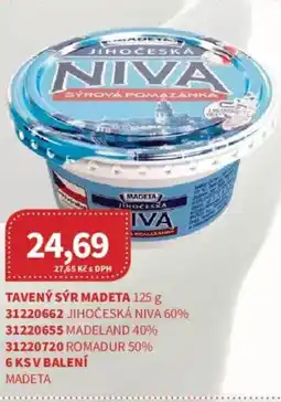 Kubík potraviny MADETA Tavený sýr nabídka