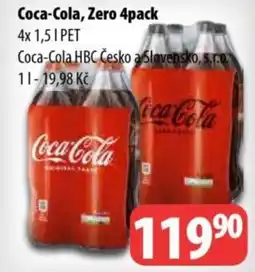 Partner Maloobchodní síť Coca-cola, zero 4pack nabídka