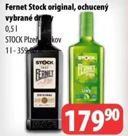 Partner Maloobchodní síť Fernet stock original, ochucený vybrané druhy nabídka