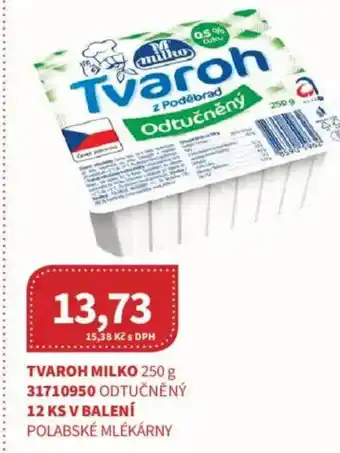 Kubík potraviny Tvaroh Milko nabídka