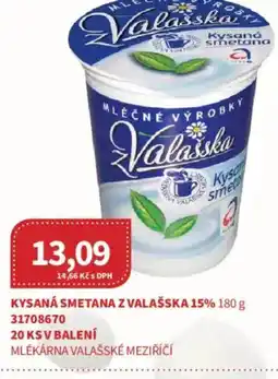 Kubík potraviny Kysaná smetana z valašska 15% nabídka