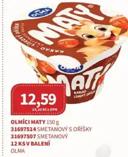 Kubík potraviny OLMA Olmíci maty nabídka