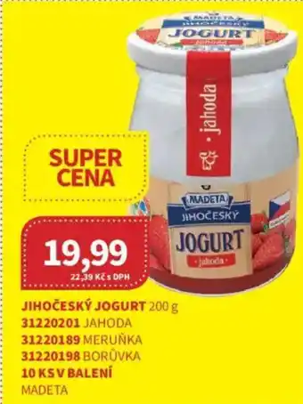 Kubík potraviny MADETA Jihočeský jogurt nabídka