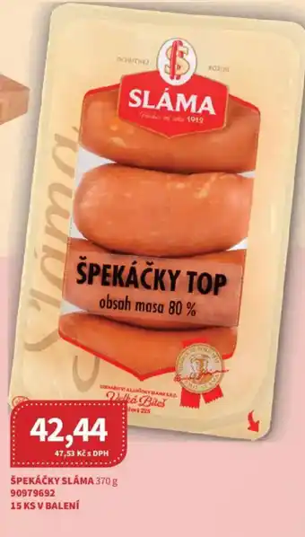 Kubík potraviny Špekáčky Sláma nabídka