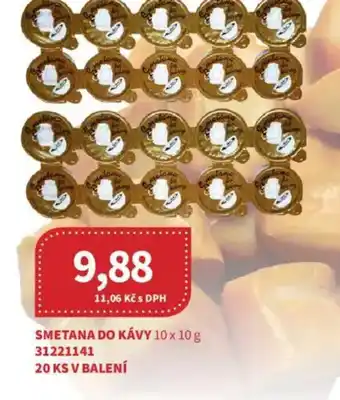 Kubík potraviny Smetana do kávy nabídka