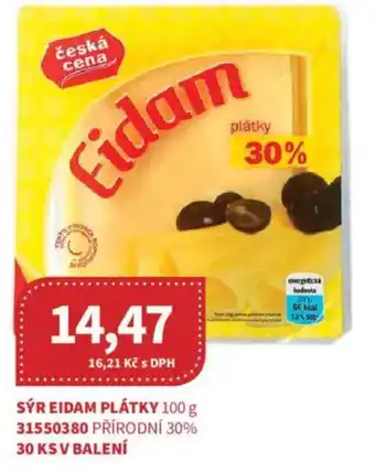 Kubík potraviny Sýr eidam plátky nabídka