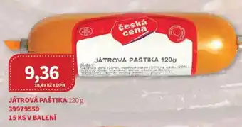 Kubík potraviny Játrová paštika nabídka