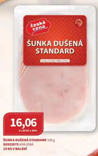 Kubík potraviny Šunka dušená standard nabídka