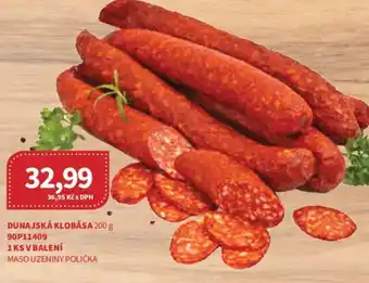 Kubík potraviny Dunajská klobása nabídka