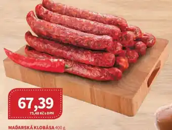 Kubík potraviny Maďarská klobása nabídka