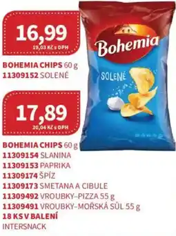 Kubík potraviny Bohemia chips nabídka