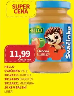 Kubík potraviny Hello svačinka nabídka