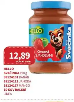 Kubík potraviny Hello svačinka nabídka