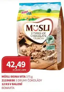 Kubík potraviny Müsli Bonavita nabídka