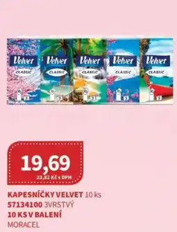 Kubík potraviny Kapesníčky velvet nabídka