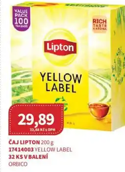 Kubík potraviny Čaj lipton nabídka