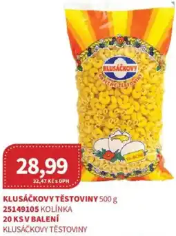 Kubík potraviny Klusáčkovy těstoviny nabídka